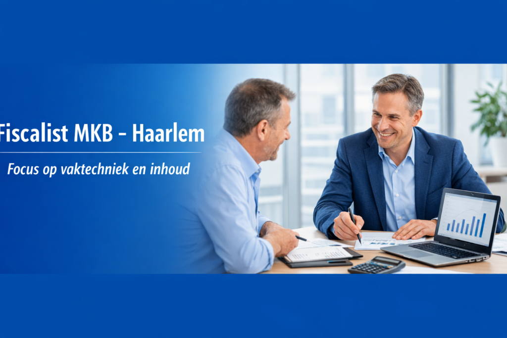 Vacature: Fiscalist MKB – Haarlem