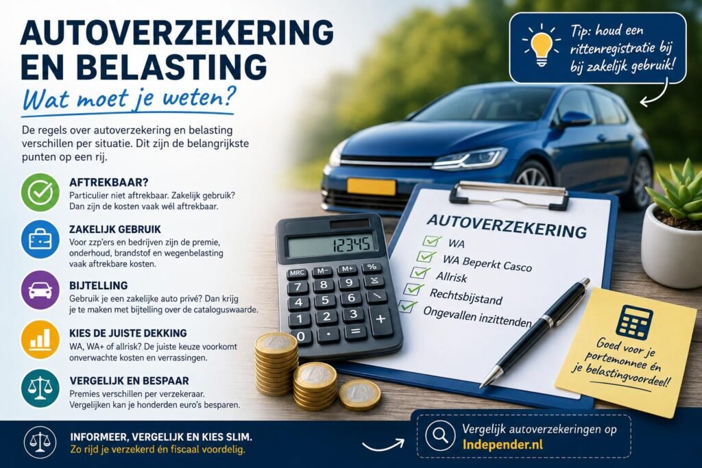 Autoverzekering en belasting: wat moet je weten?